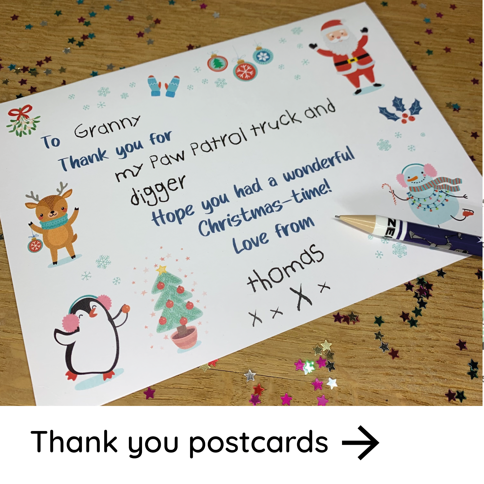 Thank You Postcards